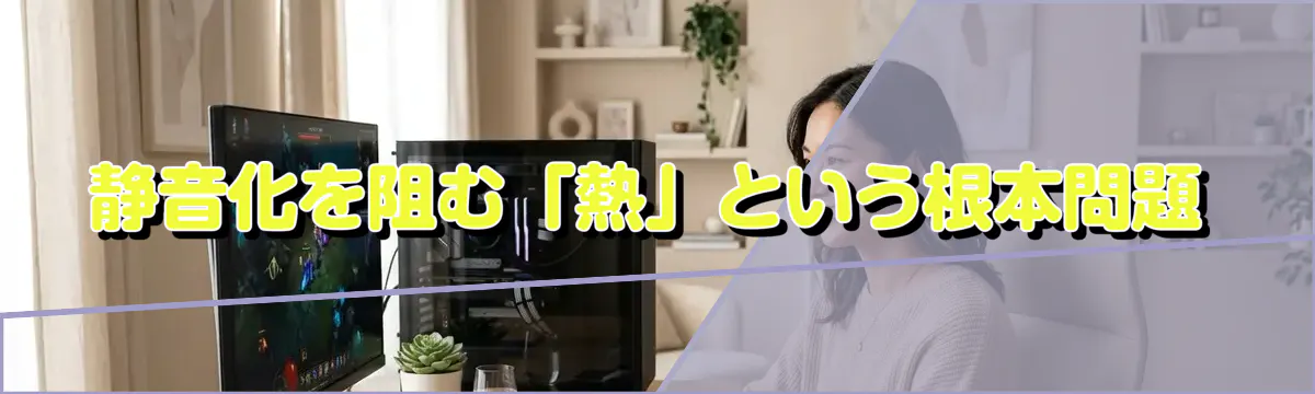 静音化を阻む「熱」という根本問題