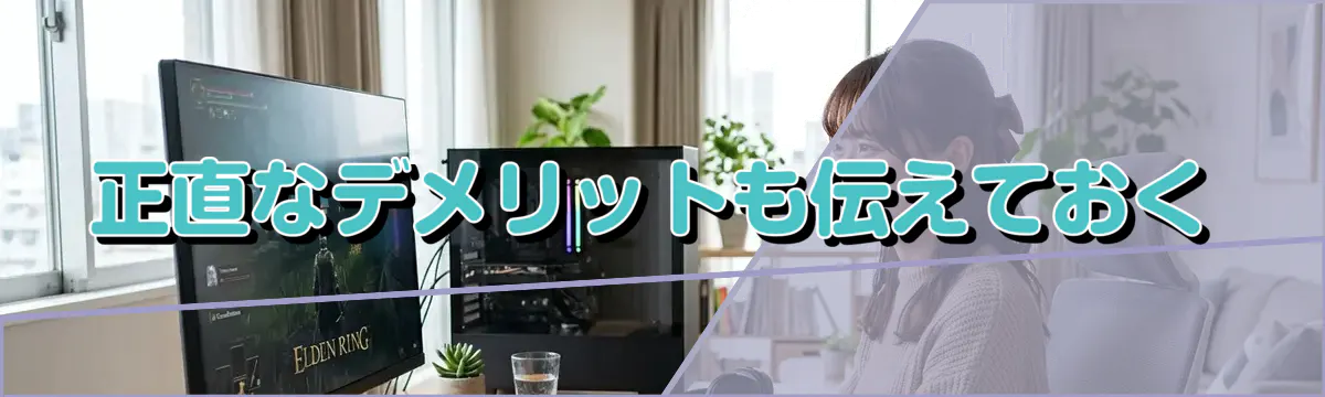 正直なデメリットも伝えておく