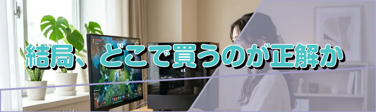 結局、どこで買うのが正解か