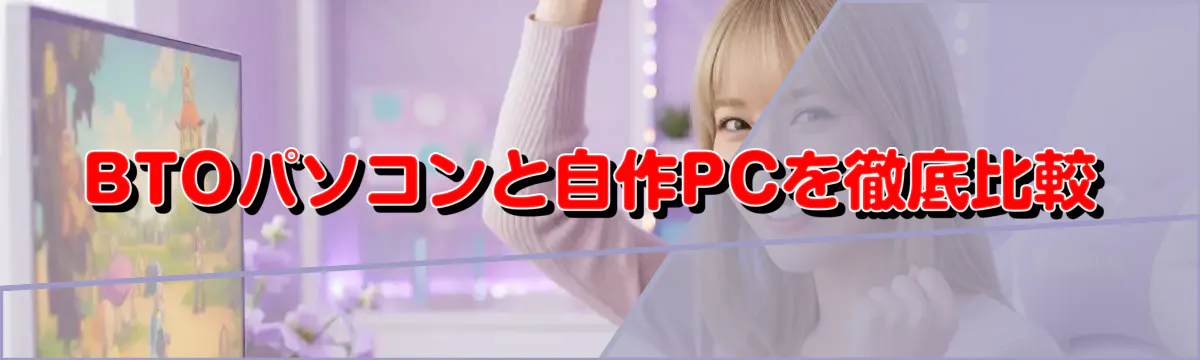 BTOパソコンと自作PCを徹底比較